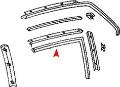 URO Parts Convertible/Hard Top Seal 1077200678 | O'Reilly Auto Parts